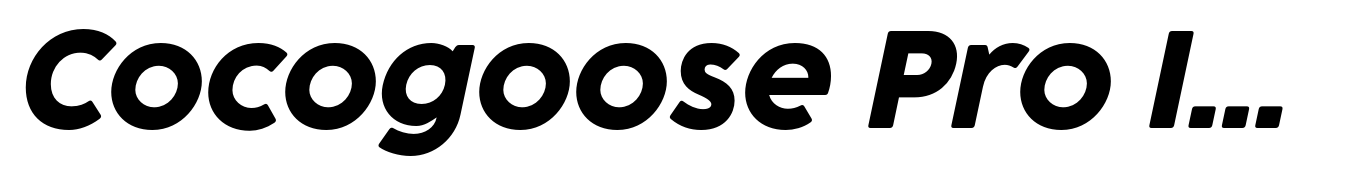 Cocogoose Pro Italic